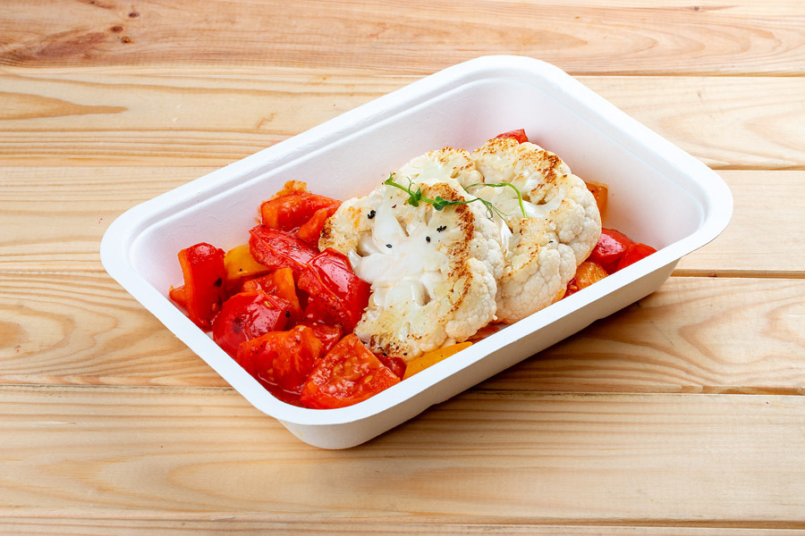 Abendessen Blumenkohlsteak