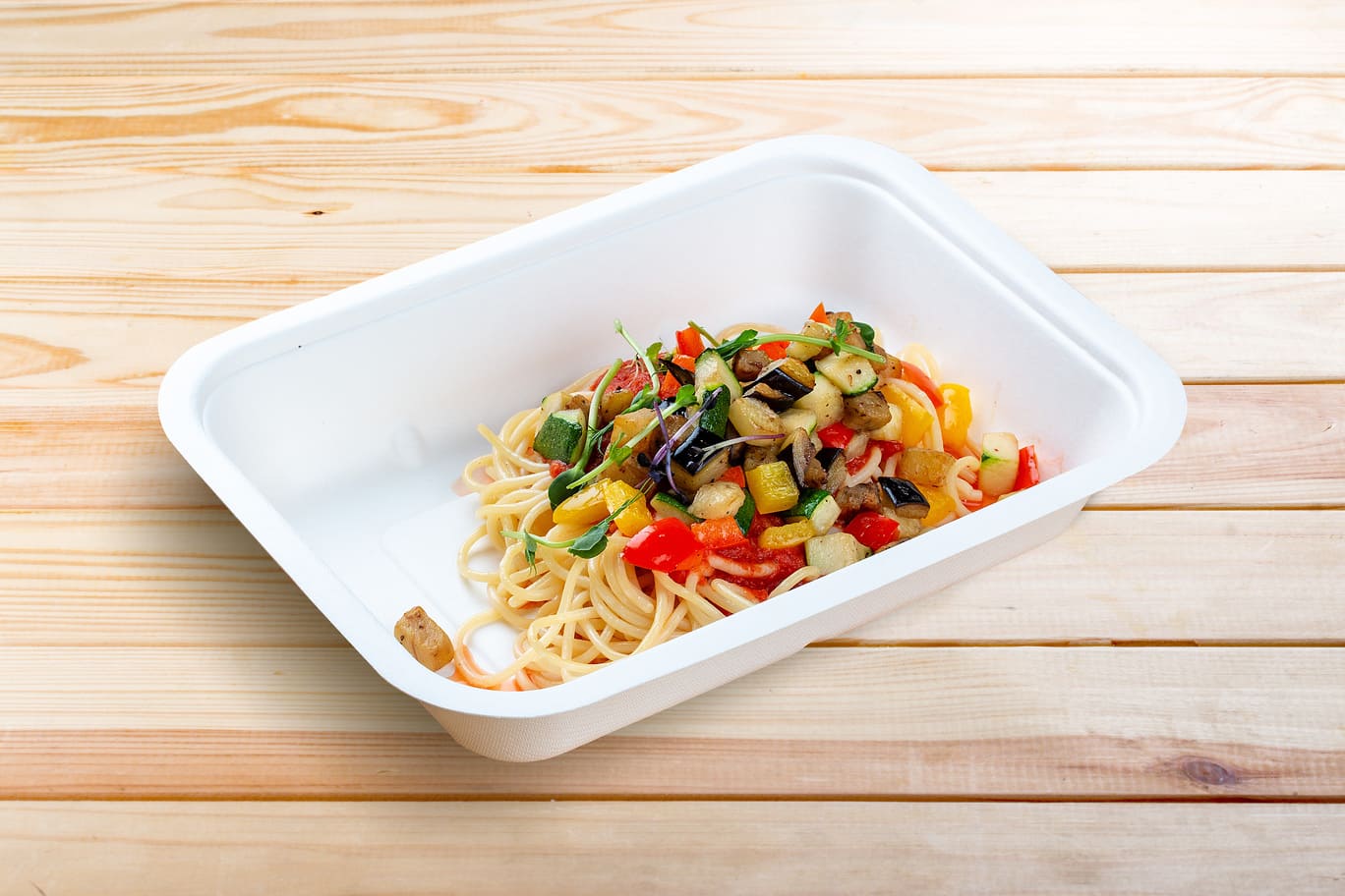 Mittagessen Pasta „Ortolana“