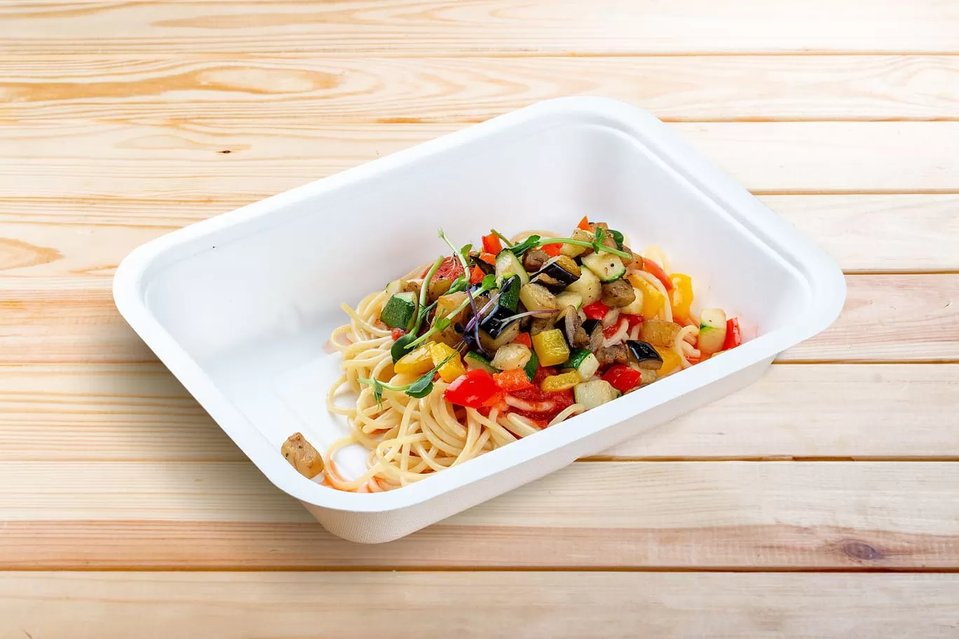 Mittagessen Pasta „Ortolana“