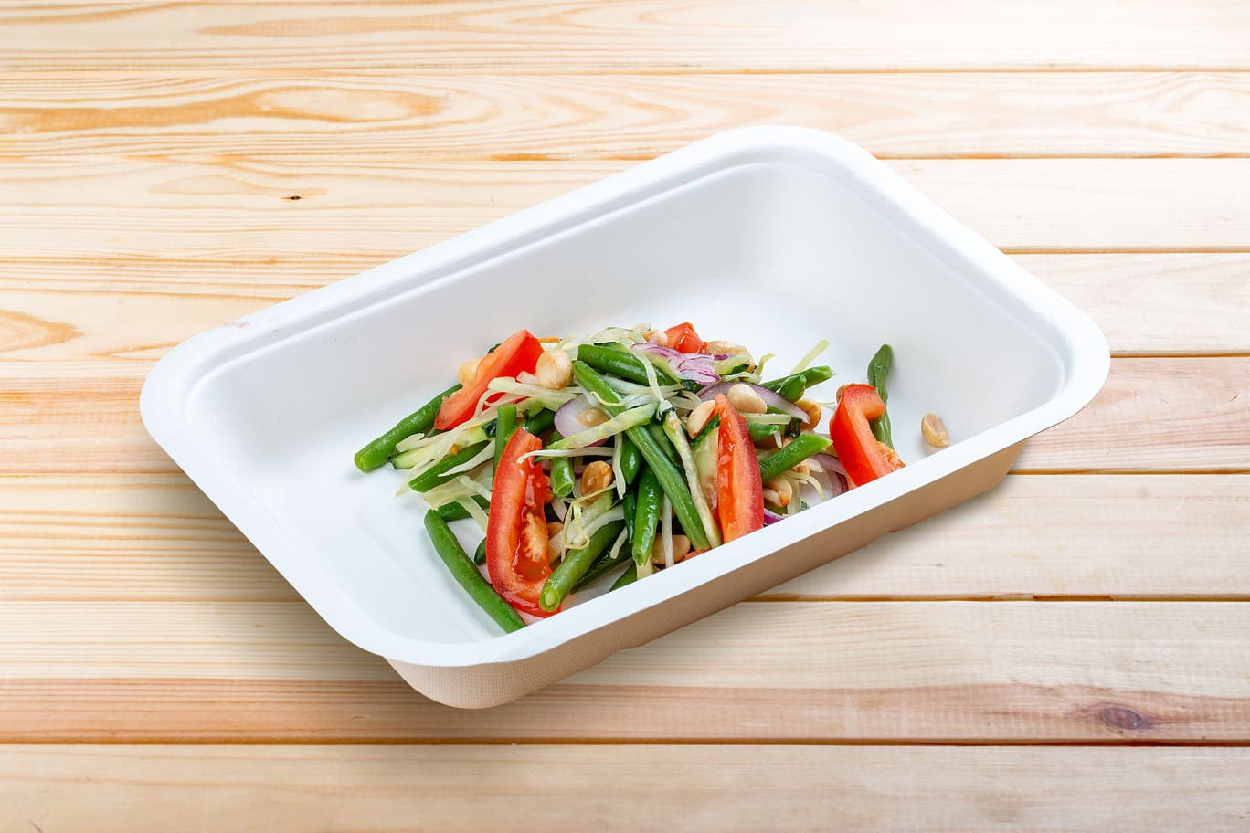 Zweites Frühstück Thailändischer Gemüsesalat