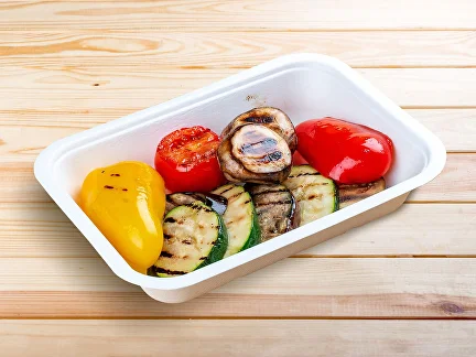 Abendessen (zweiter Gang) Gegrilltes Gemüse