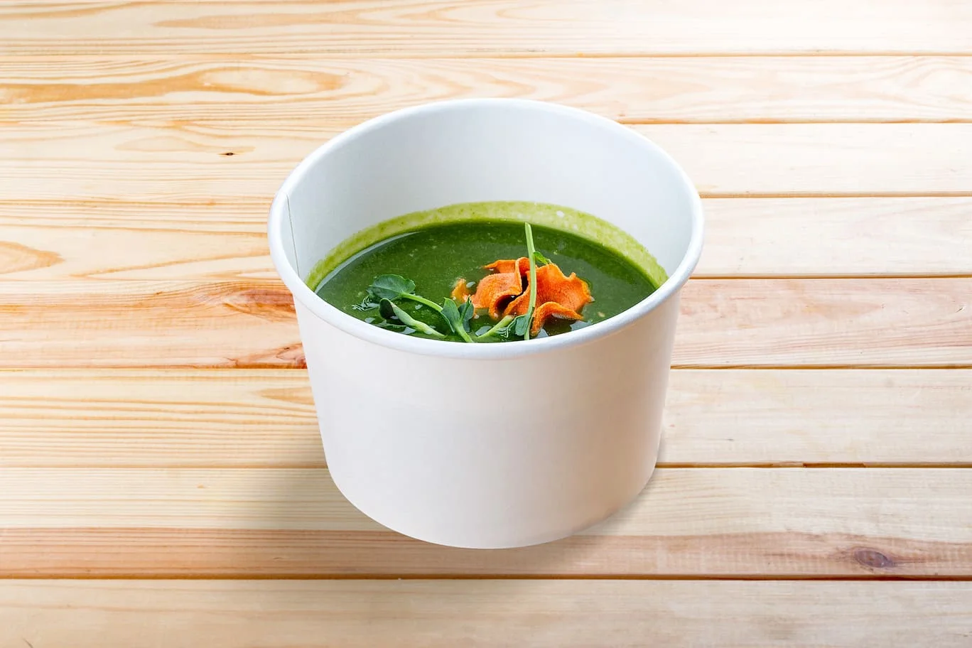 Nachmittagsimbiss Cremesuppe mit Brokkoli