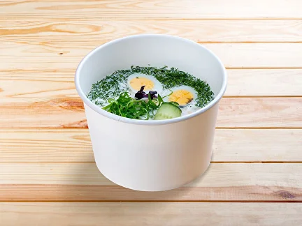 Mittagessen Okroshka