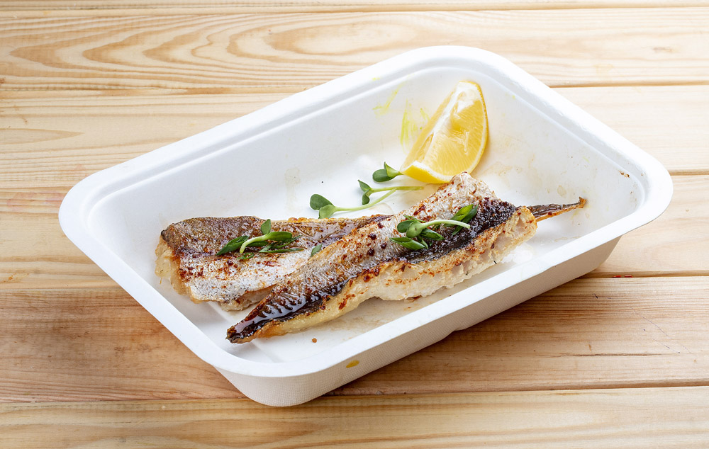 Gebackener Seehecht mit Zitrone