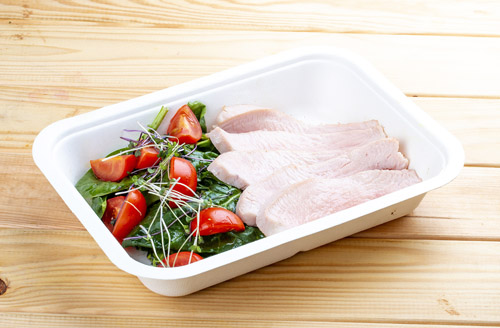 Mittagessen:
Putenfilet sous-vide gegart – besonders zart und saftig